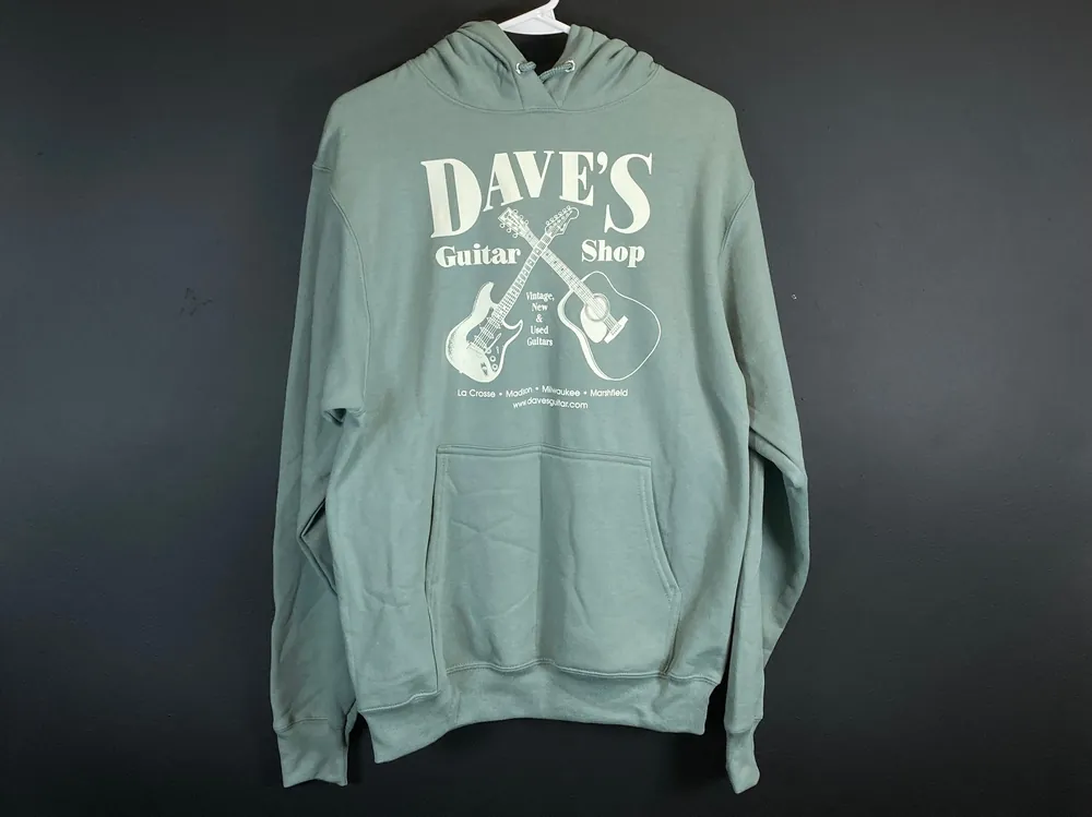 Original Hoodie - Laurel Green– Dave's Guitar Shop Discount