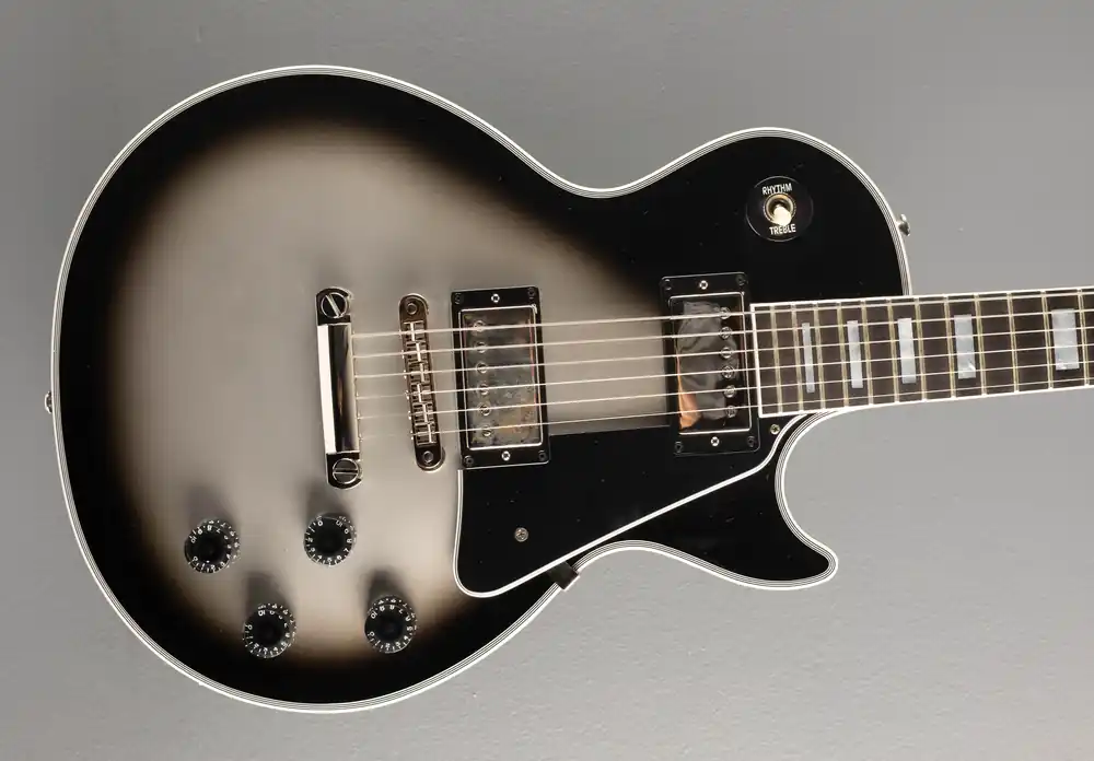 Les Paul Custom w/Ebony Fingerboard Gloss - Silverburst– Dave's Guitar Shop Budget