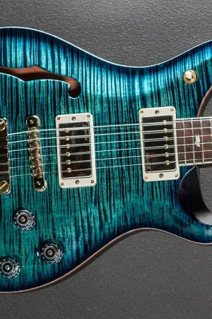 Warranty Included McCarty 594 Semi-Hollow Wood Library Limited - Cobalt Blue w/Brazilian– Dave's Guitar Shop