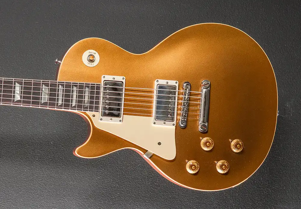 Handmade 1957 Les Paul Goldtop Reissue Left Hand - VOS– Dave's Guitar Shop