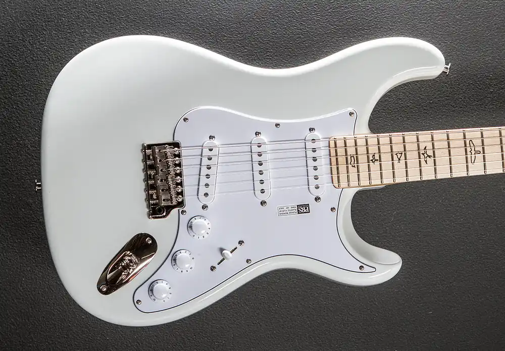 Place Order John Mayer Silver Sky - Frost w/Maple– Dave's Guitar Shop
