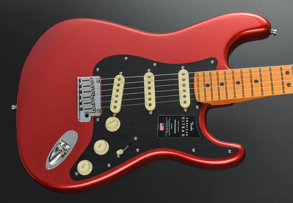 Limited Offer American Ultra II Stratocaster - Sinister Red– Dave's Guitar Shop