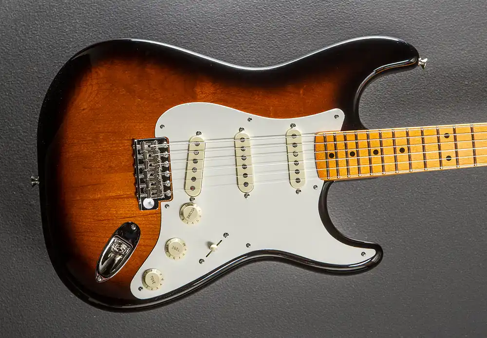 Eric Johnson Stratocaster Maple - Two Color Sunburst– Dave's Guitar Shop Next Day Delivery