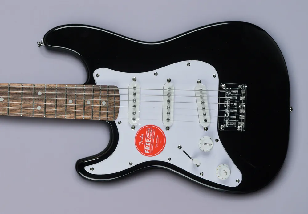 Mini Strat Left Hand - Black– Dave's Guitar Shop Certified