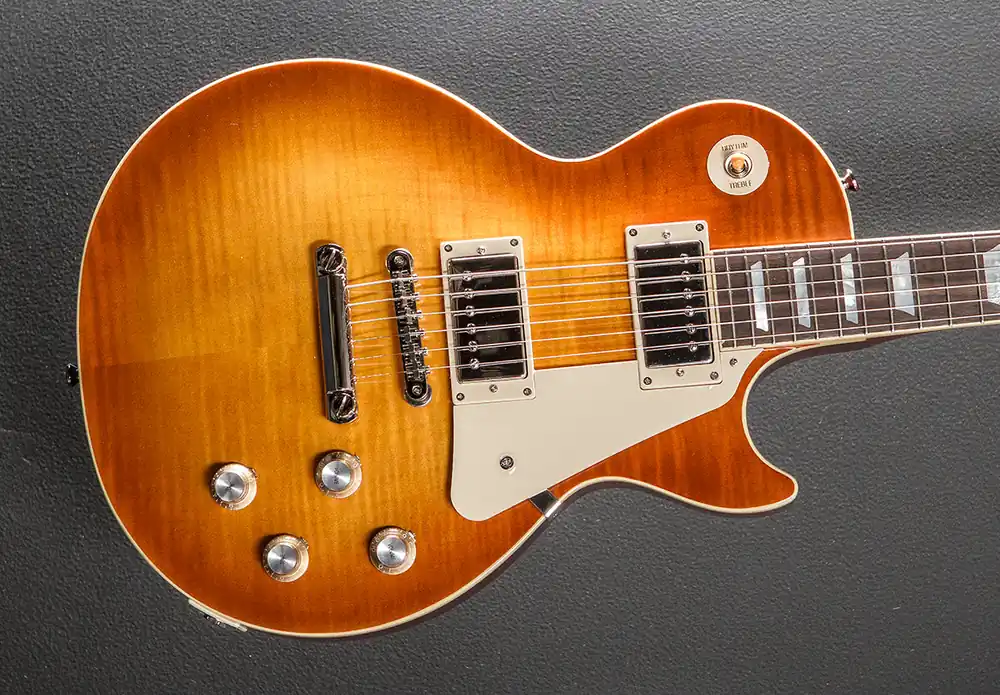 "Inspired by Gibson Custom" 1960 Les Paul Standard Reissue - Iced Tea – Dave's Guitar Shop Hot Picks