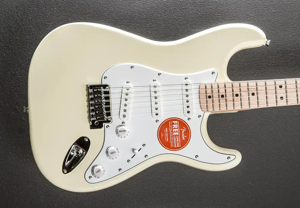 Affinity Series Stratocaster - Olympic White w/Maple– Dave's Guitar Shop Time-Limited