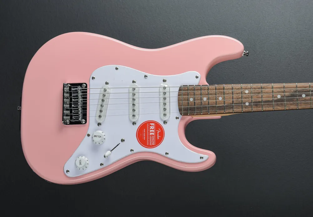 Mini Strat - Shell Pink– Dave's Guitar Shop Handmade
