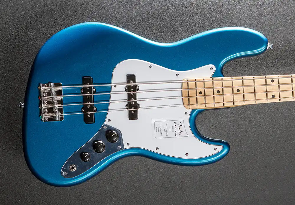 Standard Jazz Bass - Aqua Marine Metallic w/Maple– Dave's Guitar Shop Buy Today