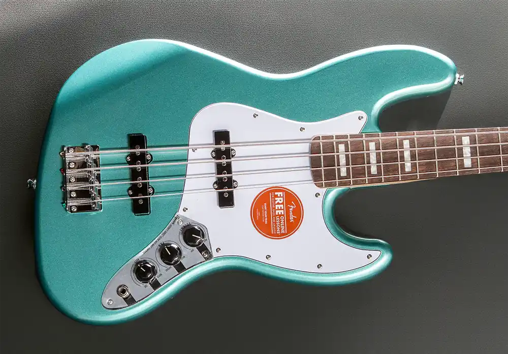 Clearance Affinity Series Active Jazz Bass - Mystic Seafoam Green w/Indian Laure– Dave's Guitar Shop