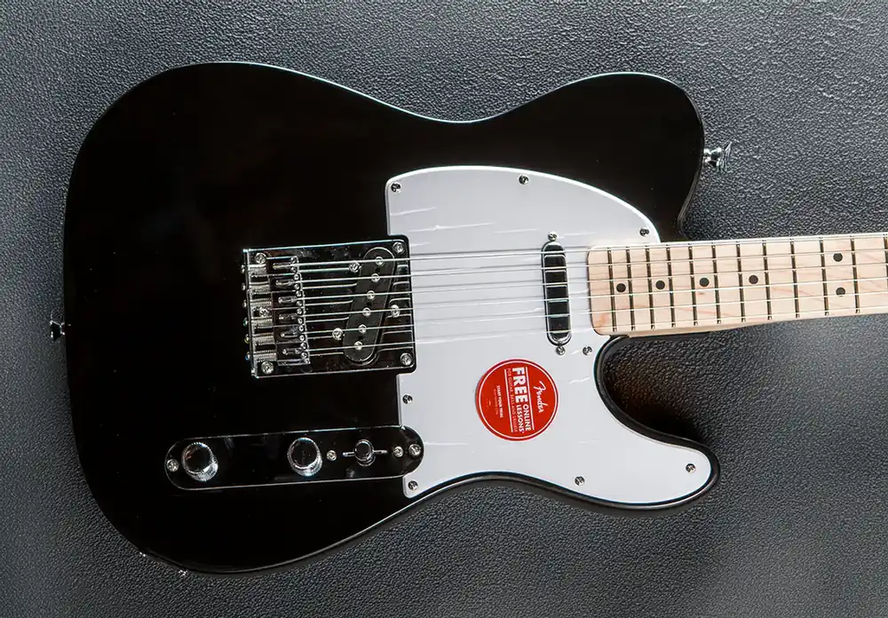 Sonic Telecaster - Black w/Maple– Dave's Guitar Shop Limited Edition