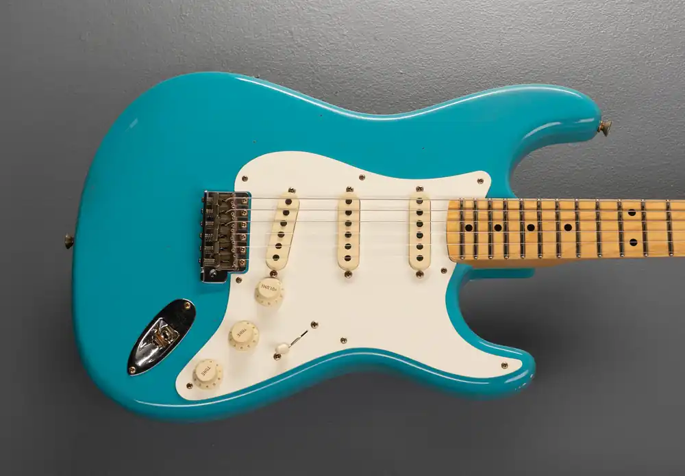 One Day Deal 1957 Journeyman Relic Stratocaster - Taos Turquoise– Dave's Guitar Shop
