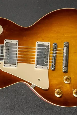 Bargain 1958 Les Paul Standard Reissue Left Hand - Iced Tea Burst– Dave's Guitar Shop