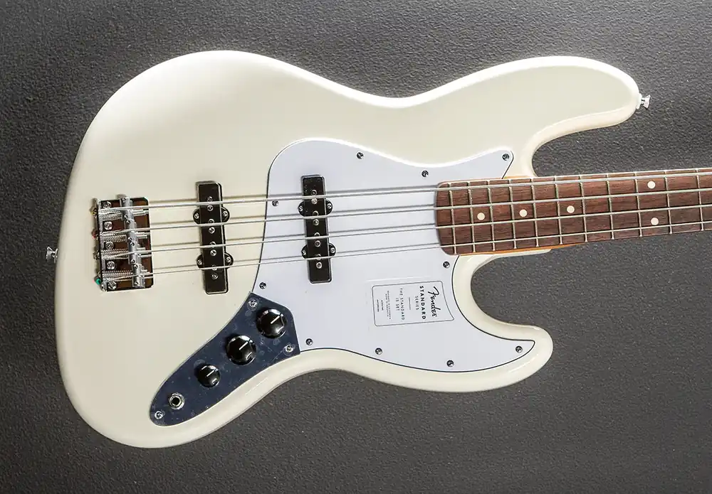 Trusted Brand Standard Jazz Bass - Olympic White w/Indian Laurel– Dave's Guitar Shop