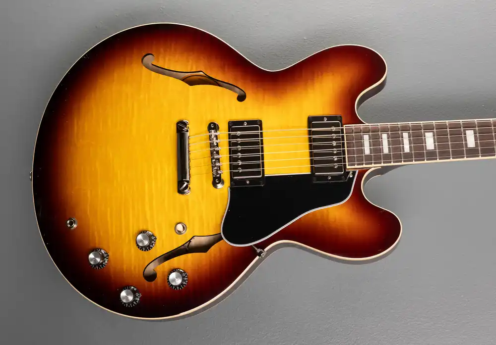 Warranty Included ES-335 Figured - Iced Tea– Dave's Guitar Shop