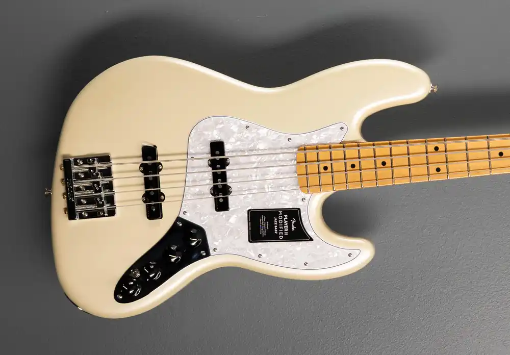 Special Discount Player II Modified Active Jazz Bass - Olympic Pearl– Dave's Guitar Shop
