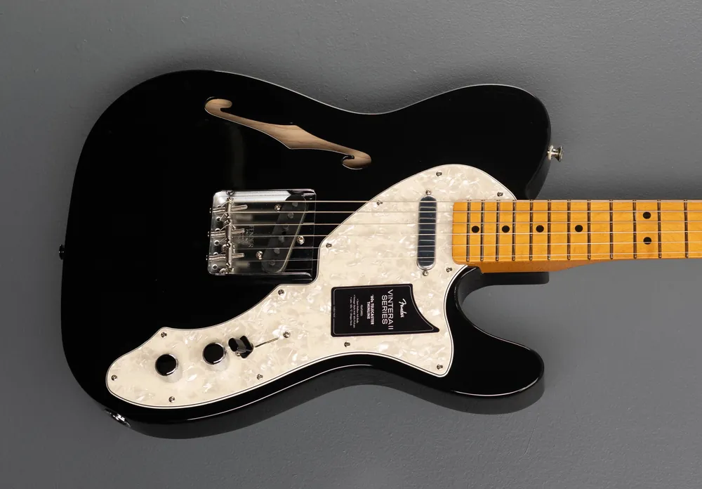 New Release Vintera II 60's Telecaster Thinline - Black– Dave's Guitar Shop