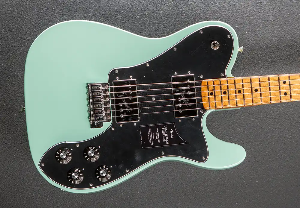 Vintera II 70's Telecaster Deluxe w/Tremolo - Surf Green– Dave's Guitar Shop Don’t Miss Out