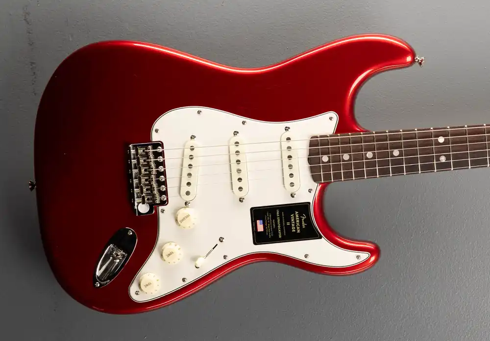 American Vintage II 1965 Stratocaster - Candy Apple Red– Dave's Guitar Shop Limited Offer