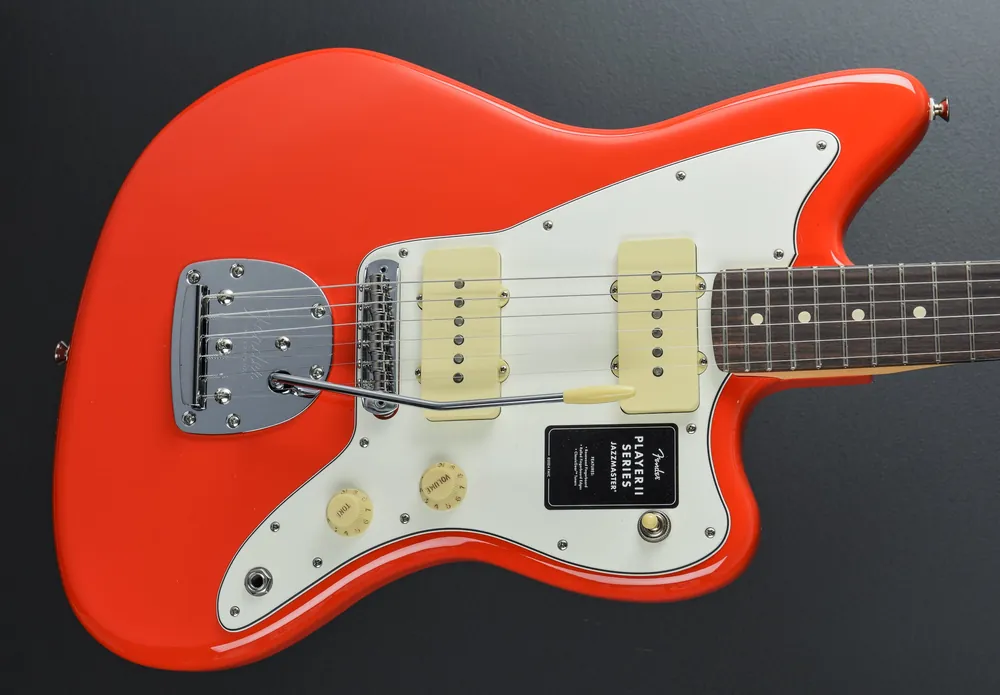 Player II Jazzmaster - Coral Red– Dave's Guitar Shop Modern