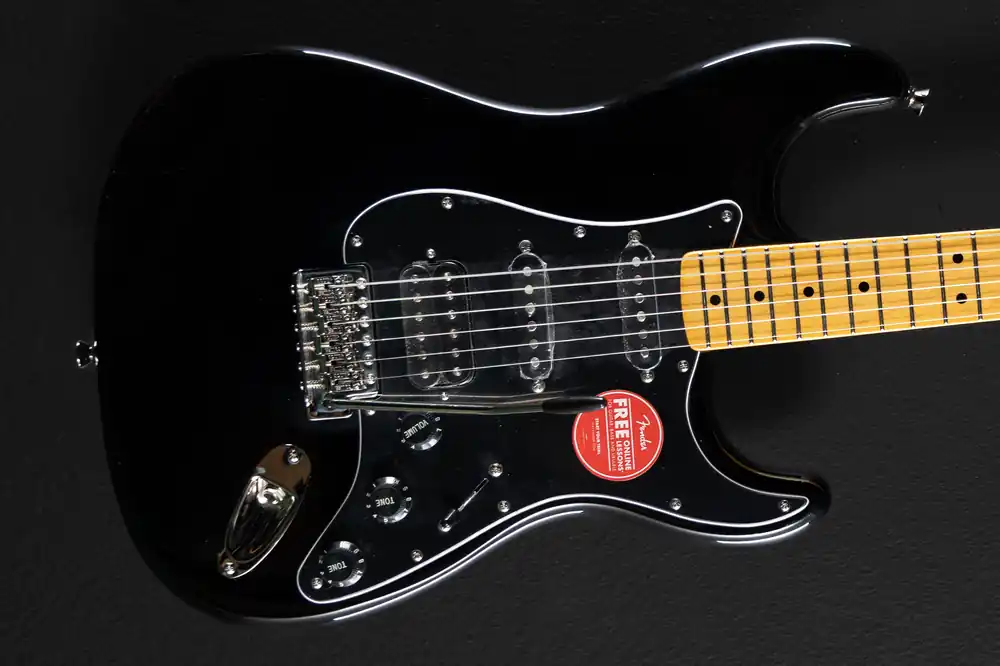 Direct From Factory Classic Vibe 70's Stratocaster HSS - Black w/Maple– Dave's Guitar Shop