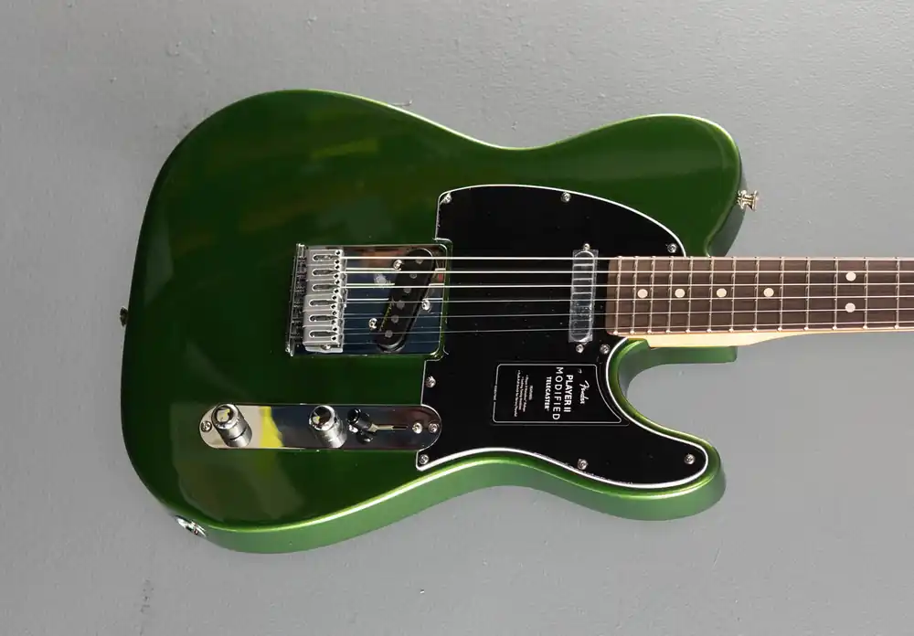 Authentic Player II Modified Telecaster - Harvest Green Metallic– Dave's Guitar Shop
