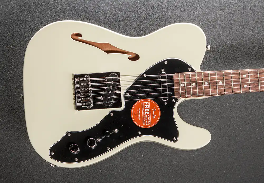 Affinity Series Telecaster Thinline - Olympic White w/Indian Laurel– Dave's Guitar Shop Mega Sale