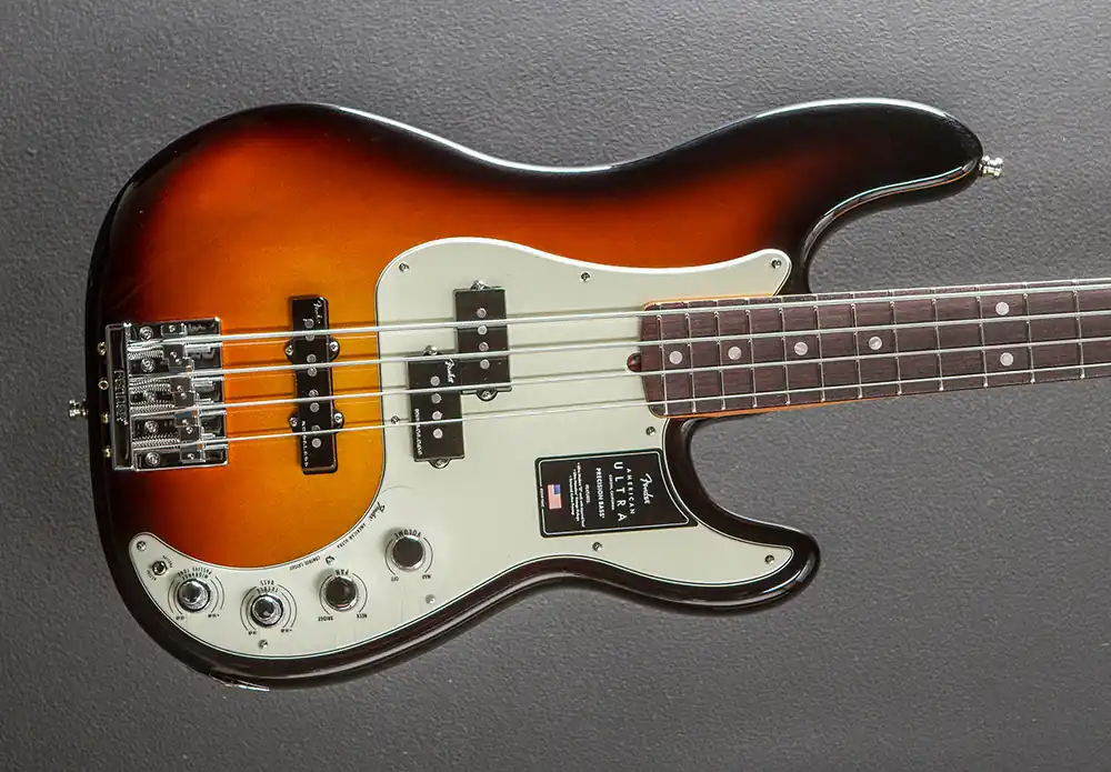 Last Chance American Ultra Precision Bass - Ultra Burst w/Rosewood– Dave's Guitar Shop