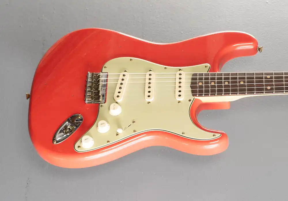 Trending 1960 Journeyman Relic Hardtail Stratocaster - Fiesta Red– Dave's Guitar Shop