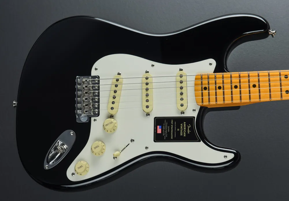 American Vintage II 1957 Stratocaster - Black– Dave's Guitar Shop New Release