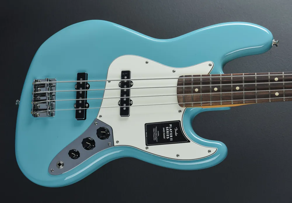 Player II Jazz Bass - Aquatone W/Rosewood– Dave's Guitar Shop Factory Price