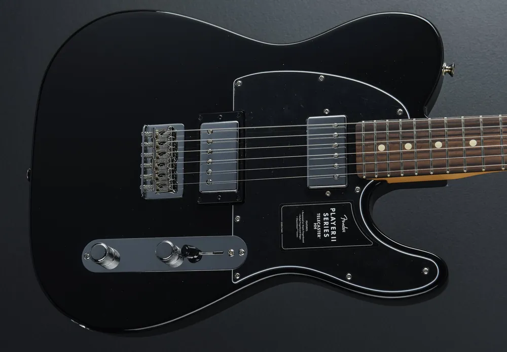 Player II Telecaster HH - Black w/Rosewood– Dave's Guitar Shop Money Back Guarantee