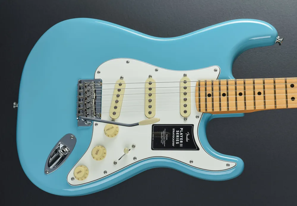 Player II Stratocaster - Aquatone Blue w/Maple– Dave's Guitar Shop Buy Online