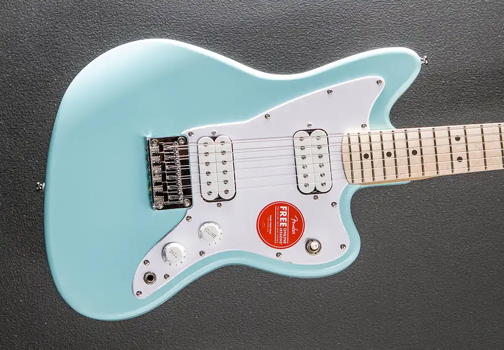 Mini Jazzmaster HH - Daphne Blue– Dave's Guitar Shop Price Cut