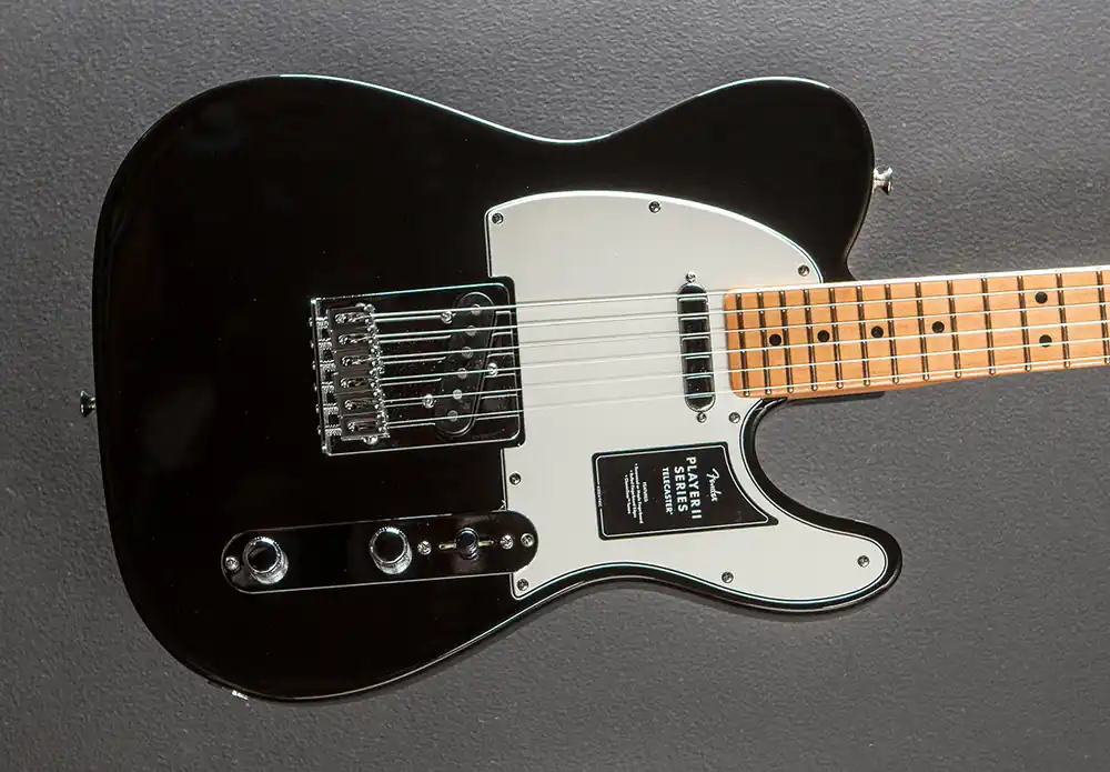 Shop Now Player II Telecaster - Black w/Maple– Dave's Guitar Shop