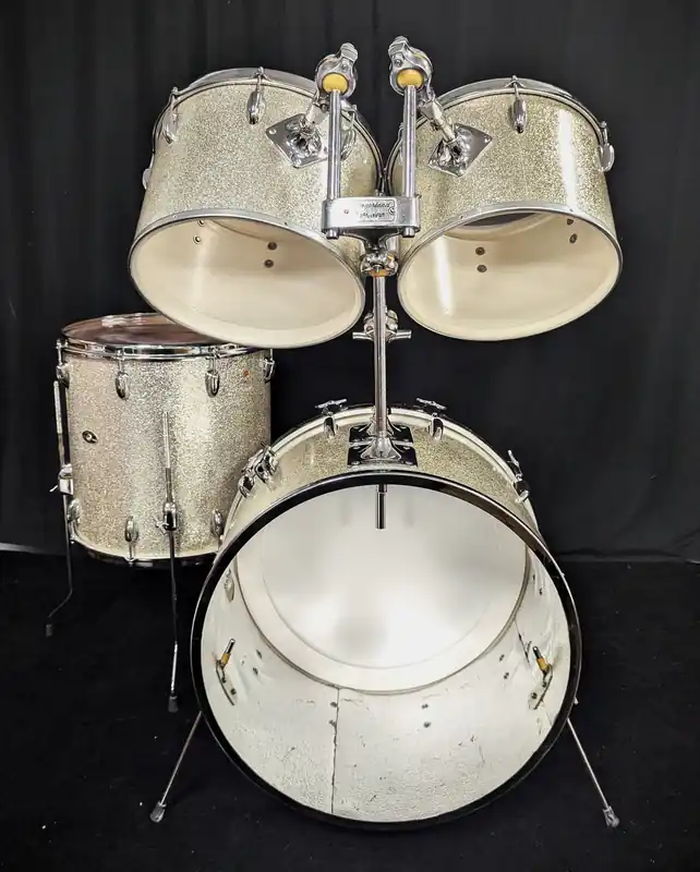 Fast Shipping Silver Sparkle Concert Tom 4-Piece Shell Pack Vintage 60s– Dave's Guitar Shop