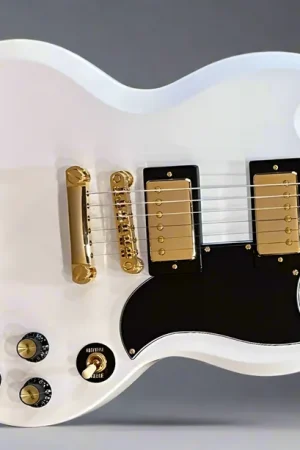 "Inspired by Gibson Collection" SG Custom - Alpine White– Dave's Guitar Shop Wholesale