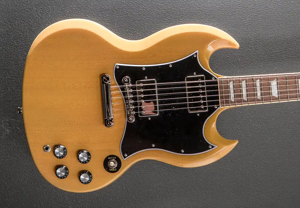 "Inspired by Gibson Collection" SG Standard - TV Yellow– Dave's Guitar Shop Warranty Included