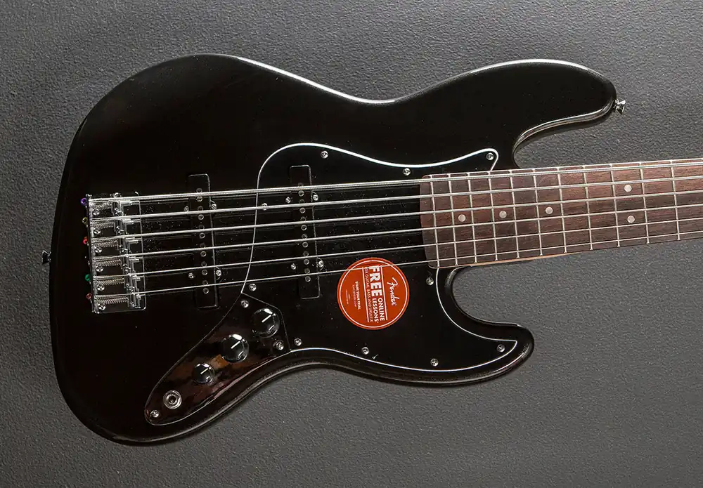 Authentic Affinity Series Jazz Bass VI - Black Metallic– Dave's Guitar Shop