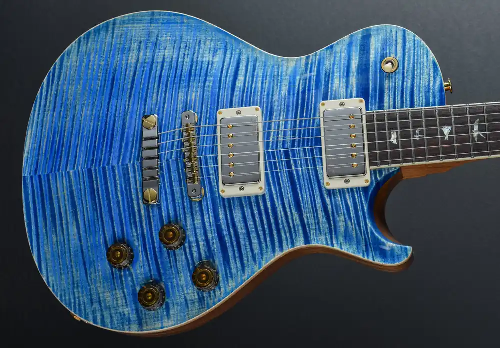 McCarty 594 Singlecut 10 Top - Faded Blue Jean– Dave's Guitar Shop Genuine