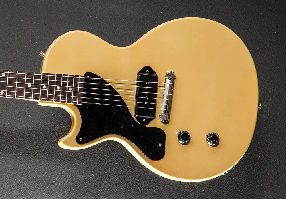 Markdown 1957 Les Paul Junior Single Cut Reissue Left Hand - TV Yellow– Dave's Guitar Shop