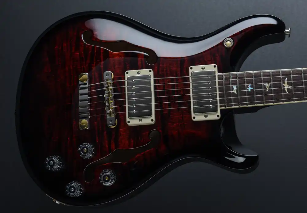 Money Back Guarantee McCarty 594 Hollowbody II - Fire Red Wraparound burst– Dave's Guitar Shop