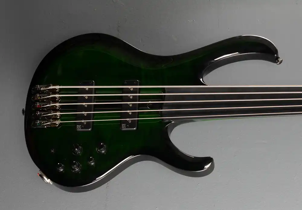 Steve Di Giorgio SDGB1 Fretless Bass - Dark Moss Burst– Dave's Guitar Shop Authentic