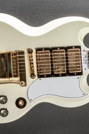 1963 Les Paul SG Custom Reissue w/Maestro Vibrola - Classic White– Dave's Guitar Shop Latest