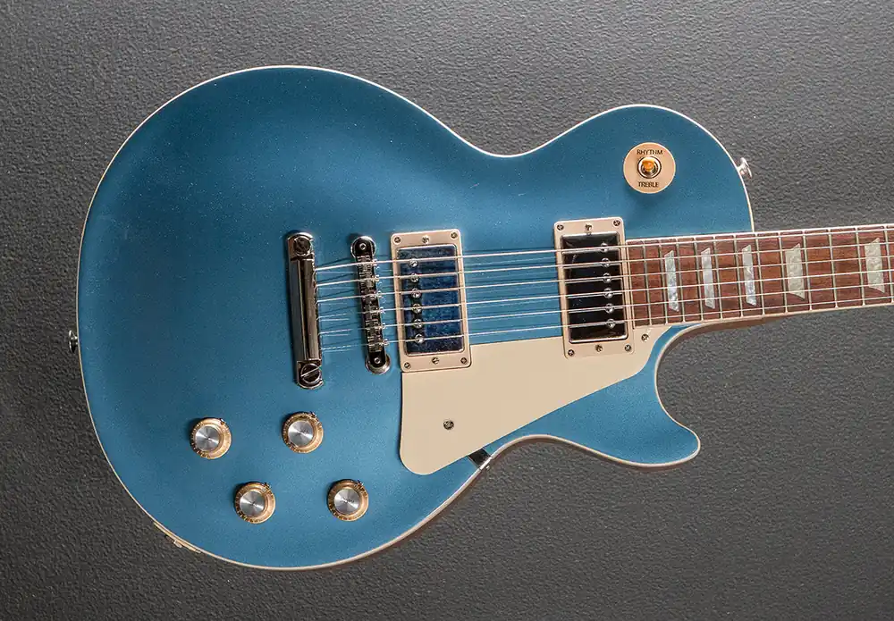 Fresh Stock Les Paul Standard 60's Plain Top - Pelham Blue– Dave's Guitar Shop