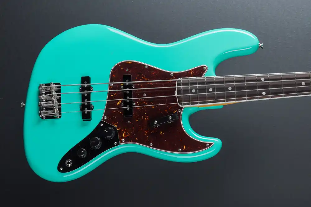 American Vintage II 1966 Jazz Bass - Seafoam Green– Dave's Guitar Shop Seasonal Sale