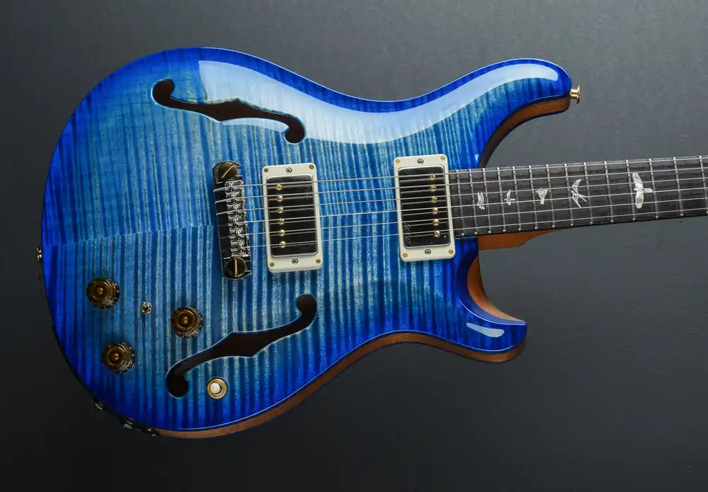 Hollowbody II Piezo 10 Top - Faded Blue Wrap Burst/Natural Middle– Dave's Guitar Shop Trusted Brand