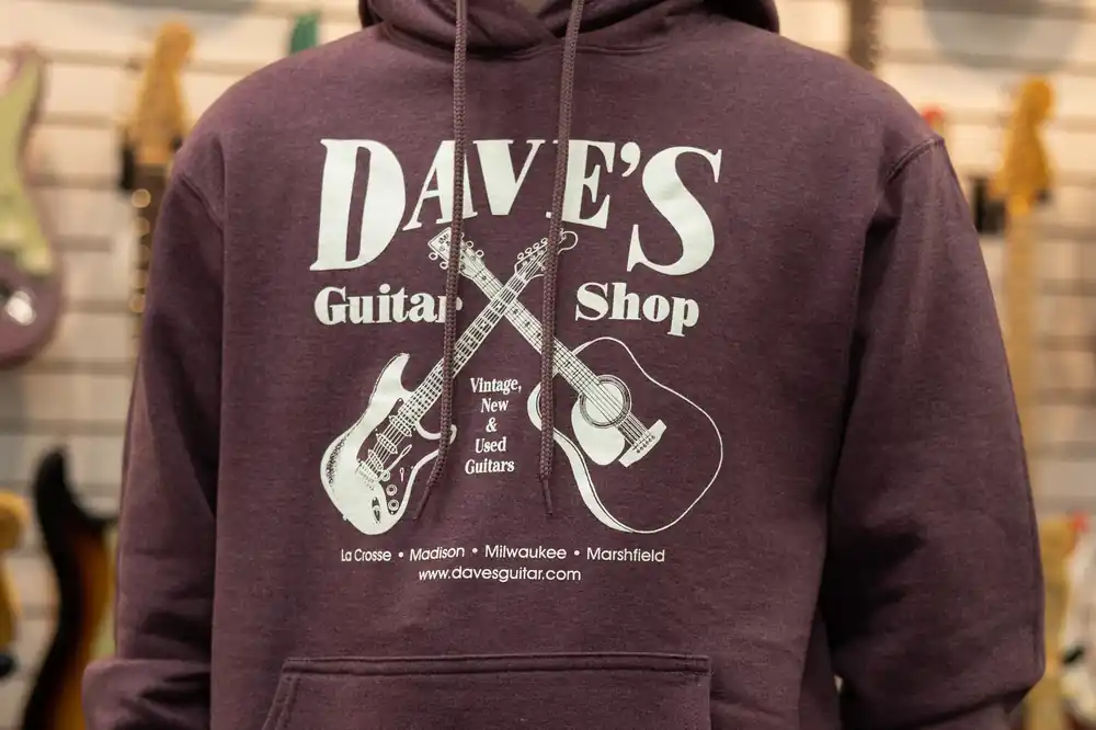 Original Hoodie - Maroon– Dave's Guitar Shop Price Cut