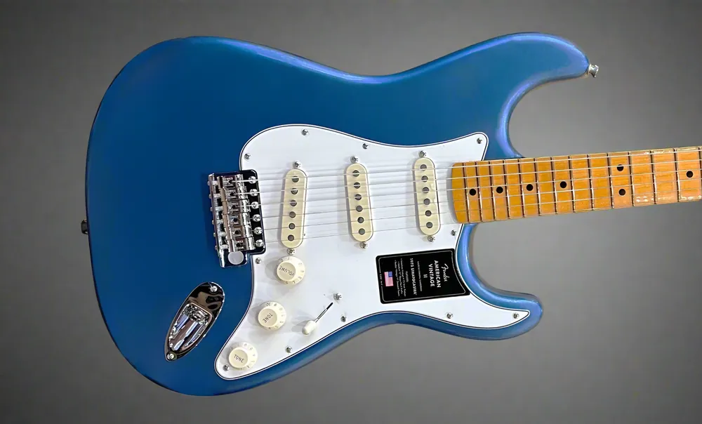 American Vintage II 1973 Stratocaster - Lake Placid Blue w/Maple– Dave's Guitar Shop Sale