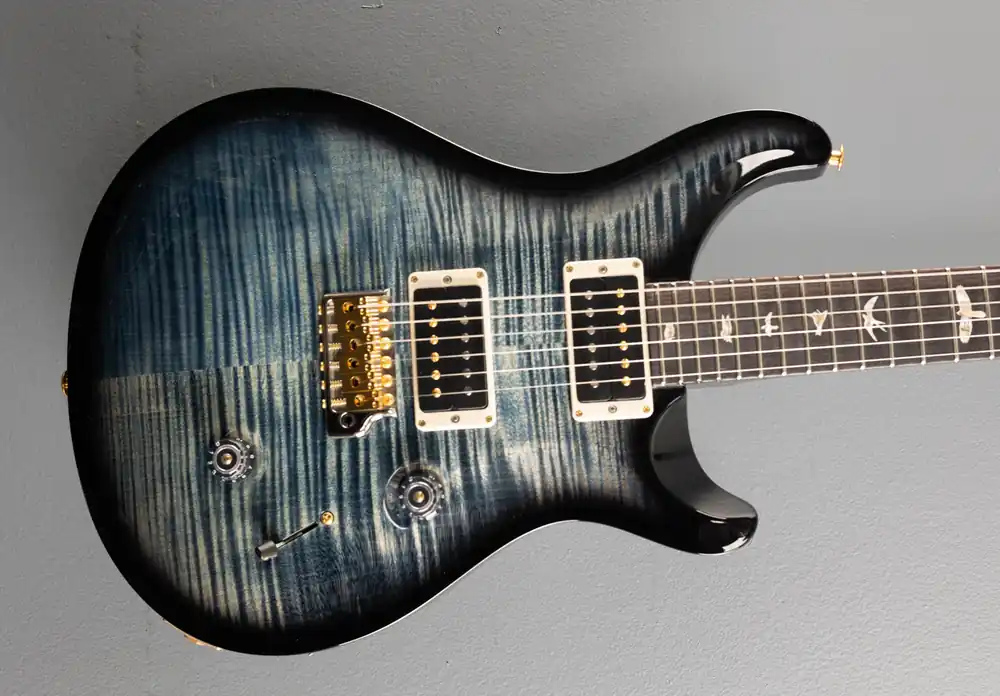 Custom 24 10 Top - Faded Whale Blue Wraparound Smokeburst– Dave's Guitar Shop Limited Edition
