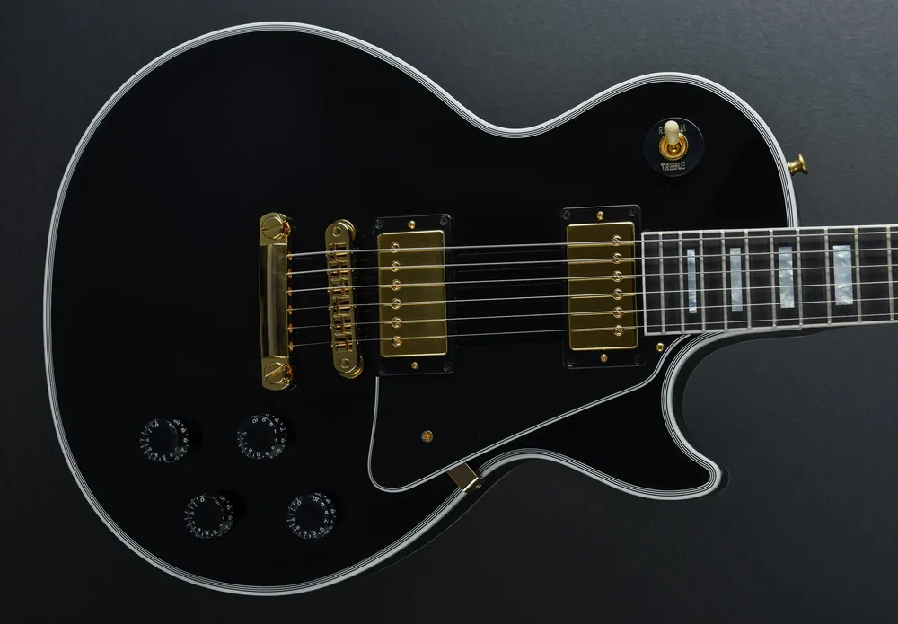 Bulk Order Les Paul Custom w/Ebony Fingerboard Gloss - Ebony– Dave's Guitar Shop